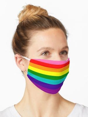 Rainbow Flag Face Mask