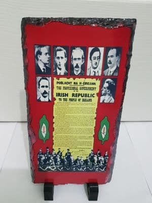 Red 1916 Proclamation Slate