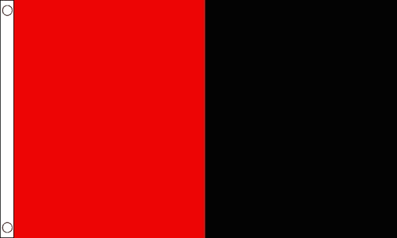 Red and Black Irish County Flag