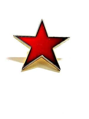 Red Star Enamel Pin Badge