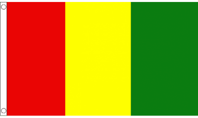 Red, Yellow and Green Irish County Flag