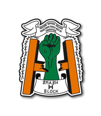 Smash The H Blocks Fist Badge