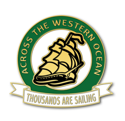 Thousands Are Sailing Pin Badge