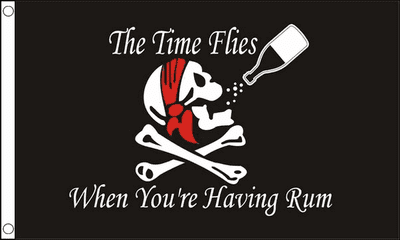 Time Flies When You Have Rum Flag