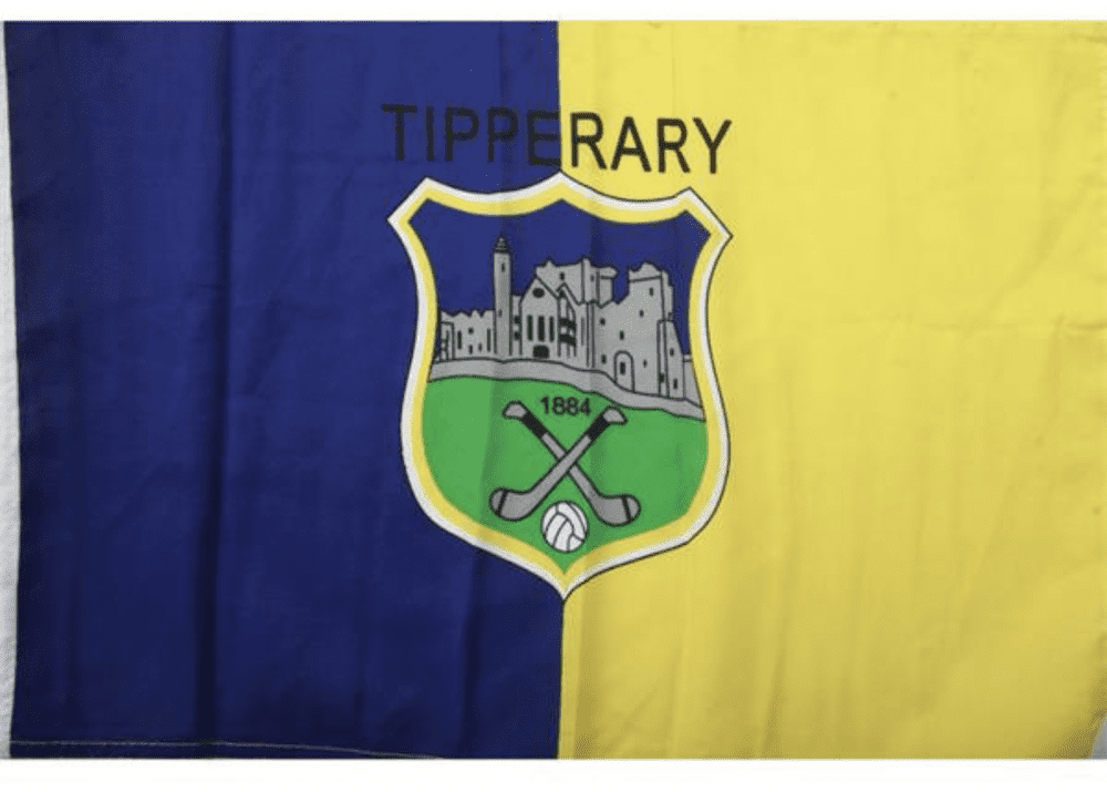 Tipperary GAA Flag 12 x18 with stick