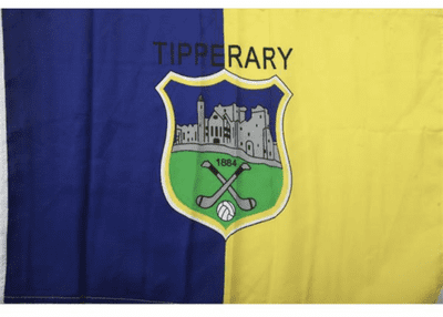 Tipperary GAA Flag 12″x18″ with stick