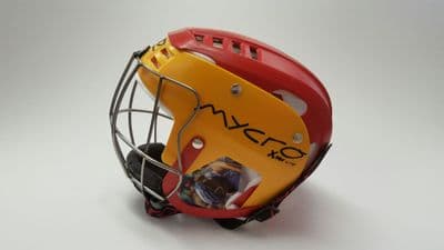 Two Toned Helmet - Red & Yellow