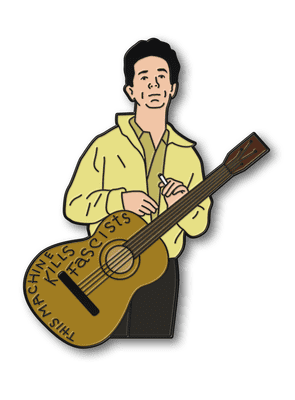Woody Guthrie Badge