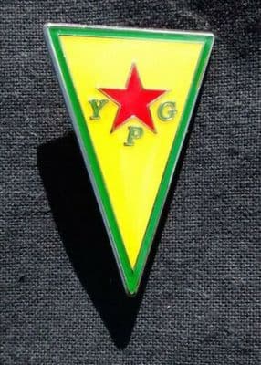 YPG Kurdish Enamel Pin Badge