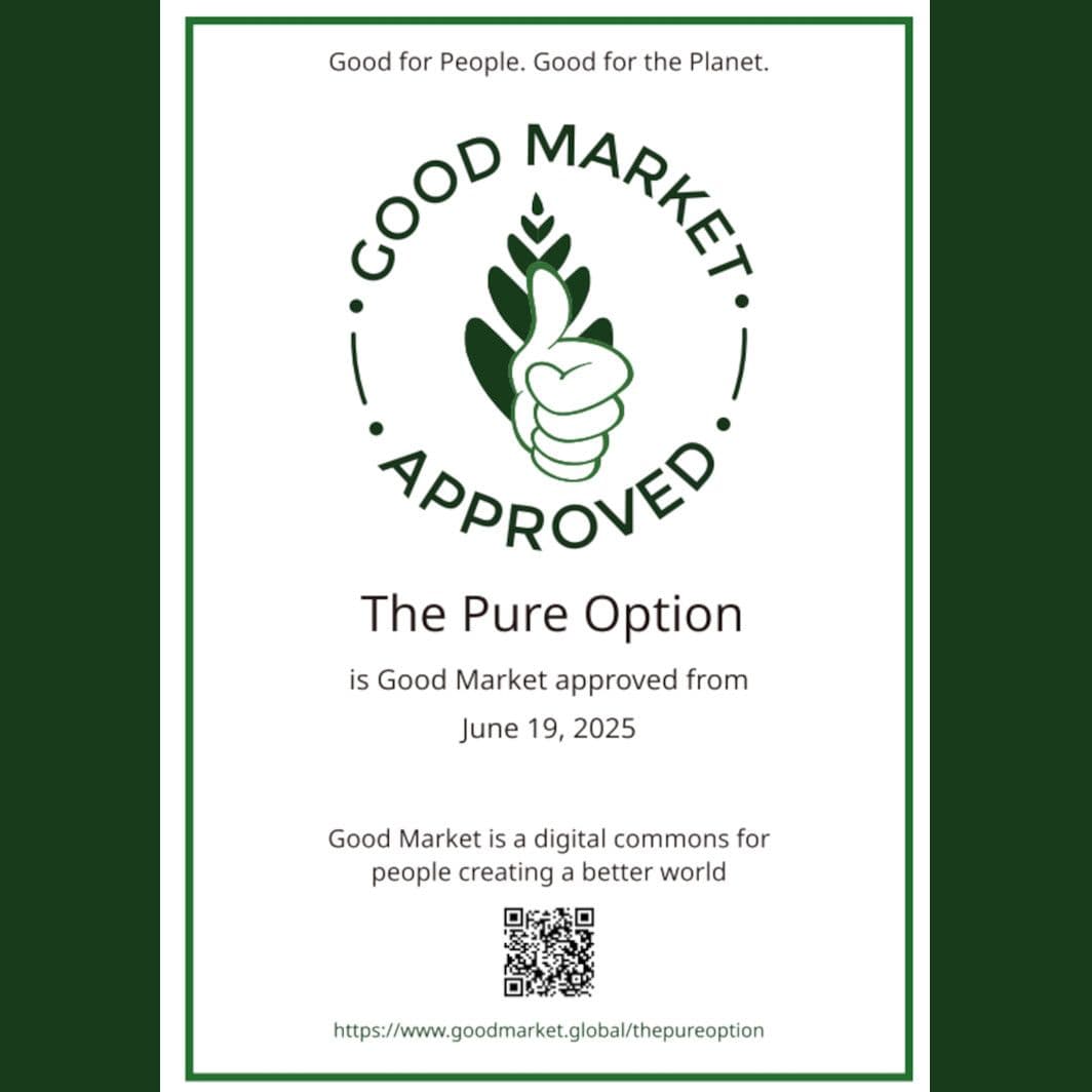 The Pure Option is Certified as Good Market Approved
