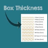 A3 Cardboard Standard Parcel Compostable Mailing Boxes 16x12x2.5
