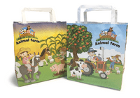 Animal Farm Biodegradable Party Bags & Crayons 8x3