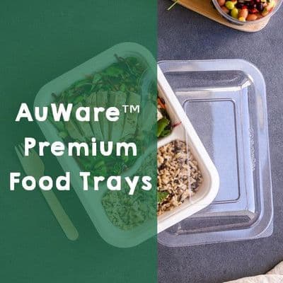 AuWare™ Biodegradable Compostable Food Trays