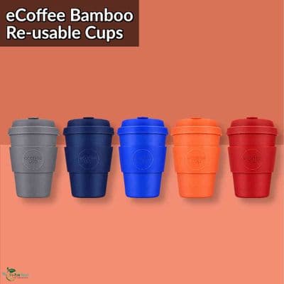 Bamboo Reusable Takeaway Travel Cup 12oz (341ml) | Choose a Colour
