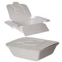 Bamboo & Sugarcane Oven-Safe Mealboxes | 100% Compostable Takeaway Containers