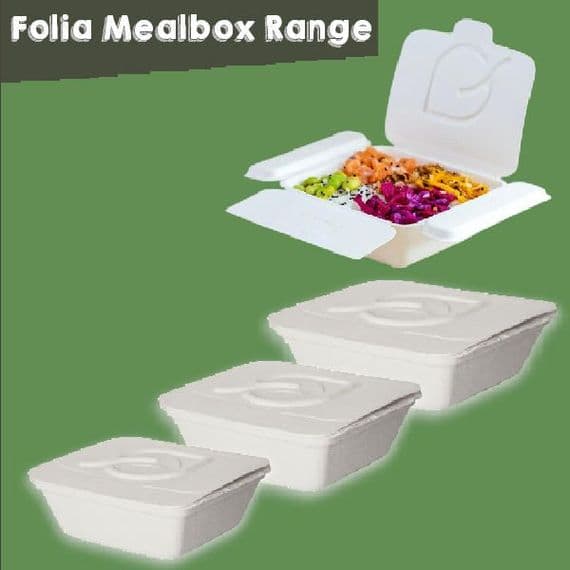 Bamboo & Sugarcane Oven-Safe Mealboxes | 100% Compostable Takeaway Containers