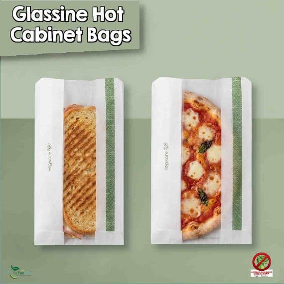 Biodegradable Compostable Glassine | Natureflex Hot Food Bags | Bulk