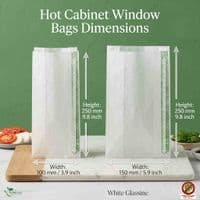 Biodegradable Compostable Glassine | Natureflex Hot Food Bags | Bulk