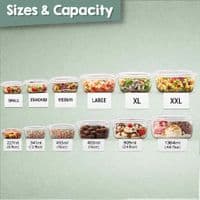 Biodegradable & Compostable Hinged Deli Containers | Clear PLA Salad & Dessert Bowls – 6 Sizes
