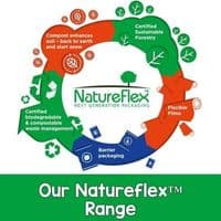Biodegradable Compostable Kraft Food Bags & Natureflex Window | Made by Vegware