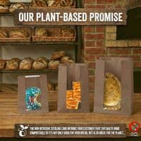 Biodegradable Compostable Kraft Food Bags & Natureflex Window | Made by Vegware