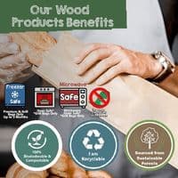 Biodegradable Compostable Kraft Food Bags with Natureflex Window | Plastic Free