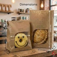 NatureFlex™ Clear Gusseted Heat Seal Bags | Home Compostable & Plastic-Free