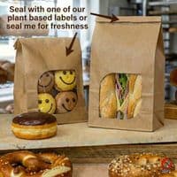 NatureFlex™ Clear Gusseted Heat Seal Bags | Home Compostable & Plastic-Free