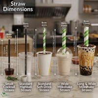 Biodegradable & Compostable Paper Straw Range | The Pure Option