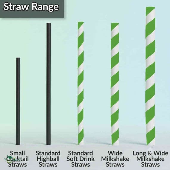 Biodegradable & Compostable Paper Straw Range | The Pure Option