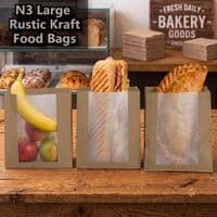 Compostable Kraft Sandwich Wedge Boxes | UK Made | The Pure Option