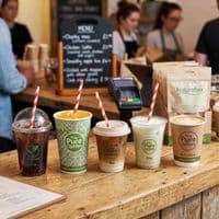 N2 Compostable Striped Paper Straws 6mm (Box of 250) | The Pure Option