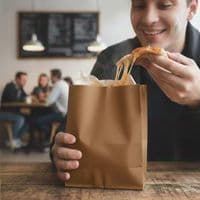 Biodegradable Compostable Thermal Hot Food Oven & Grill Bags | Two Sizes