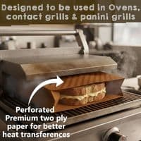 Biodegradable Compostable Thermal Hot Food Oven & Grill Bags | Two Sizes