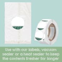 Bulk Natureflex Biodegradable Compostable Gusset Heat Seal Bags x 1000