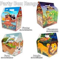 Cardboard  Compostable Biodegradable Dinosaur Birthday Party Gift Boxes 28 x 10