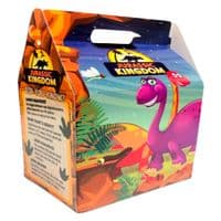 Cardboard  Compostable Biodegradable Dinosaur Birthday Party Gift Boxes 28 x 10