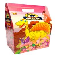 Cardboard  Compostable Biodegradable Dinosaur Birthday Party Gift Boxes 28 x 10