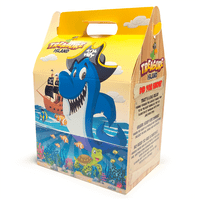 Cardboard Compostable Biodegradable Pirates Birthday Party Gift Boxes x 10