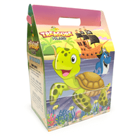 Cardboard Compostable Biodegradable Pirates Birthday Party Gift Boxes x 10