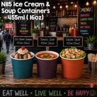 Chroma Compostable Ice Cream & Soup Containers 12oz-16oz | Box of 500