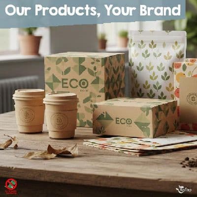 Compostable Bespoke Custom Print Packaging