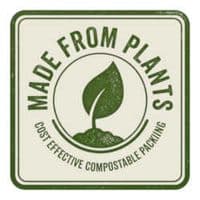 Compostable Biodegradable Latex Free Disposable Gloves  (Pick a Size)