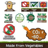 Compostable Biodegradable Latex Free Disposable Gloves  (Pick a Size)