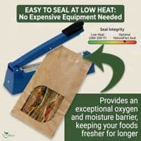 Vegware Compostable Heat Seal Sandwich Bags | Box of 1000