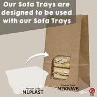 Vegware Compostable Heat Seal Sandwich Bags | Box of 1000