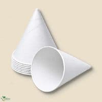 Compostable Paper Water Drink  Cones 4oz