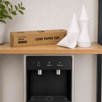 Compostable Paper Water Drink  Cones 4oz