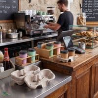 Compostable Splittable Cup Carrier Trays | 1 to 4 Cups