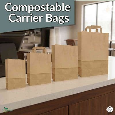 Eco-Friendly & 100% Compostable Carrier Bags
